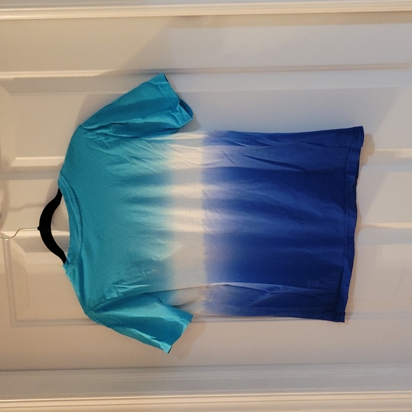 Lands end blue tye dye tee shirt large - Picture 4 of 4